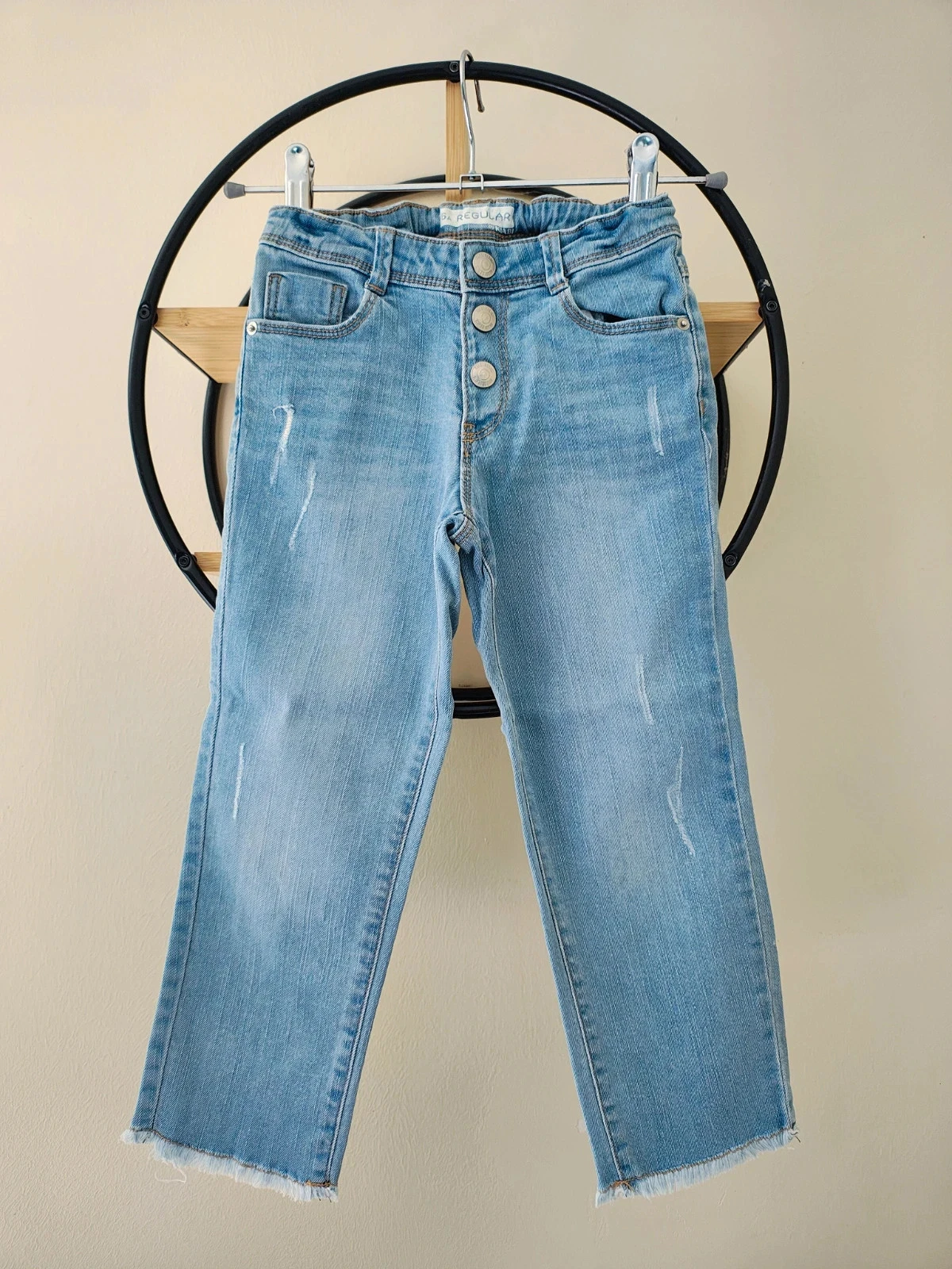 6 ans pantalon jean regular 7/8 ème Kiabi